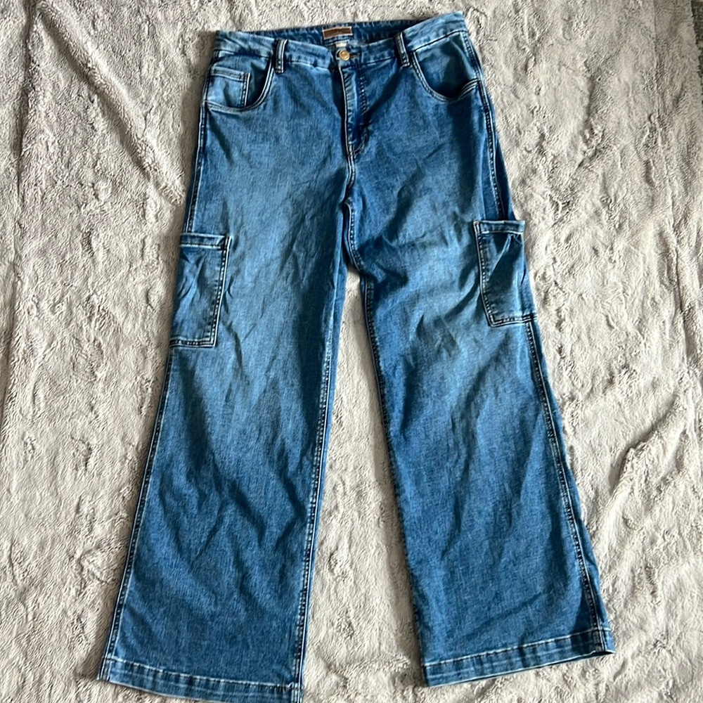 Kut Jodi Wide Leg Carpenter Jeans